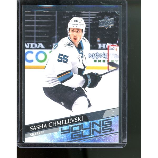 2020-21 Upper Deck #718 Sasha Chmelevski YG RC
