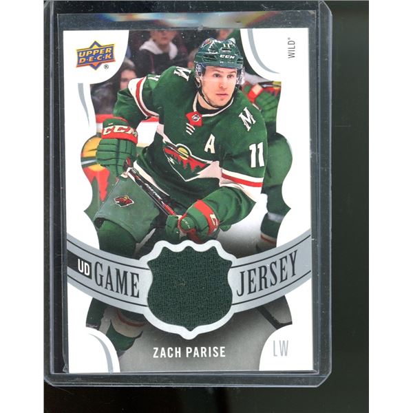 2018-19 Upper Deck Game Jerseys #GJZP Zach Parise