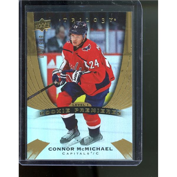 2020-21 Upper Deck Trilogy #82 Connor McMichael 60/999 RC