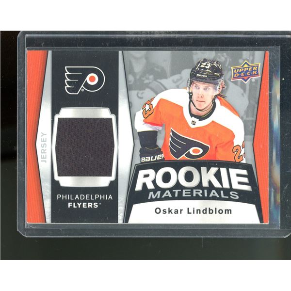 2018-19 Upper Deck Rookie Materials #RMOL Oskar Lindblom