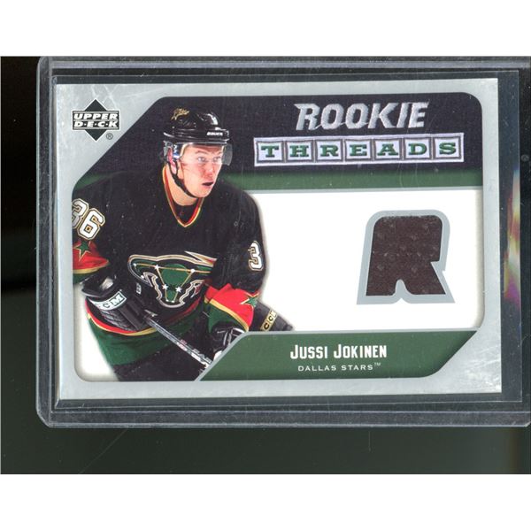 2005-06 Upper Deck Rookie Threads #RTJJ Jussi Jokinen