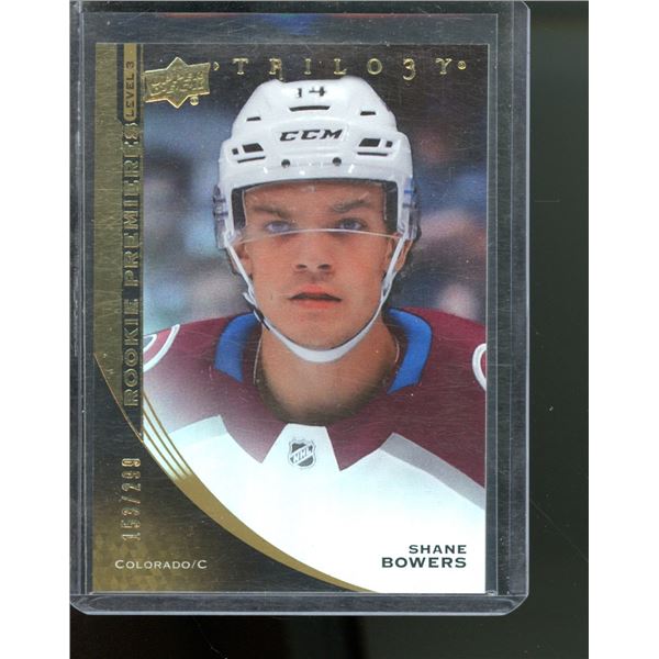 2020-21 Upper Deck Trilogy #135 Shane Bowers 153/299