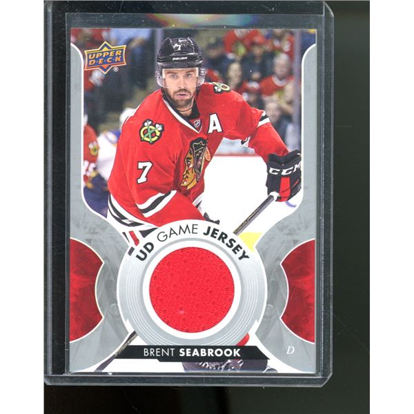 2017-18 Upper Deck Game Jerseys #GJBS Brent Seabrook