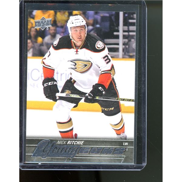 2015-16 Upper Deck #496 Nick Ritchie YG RC