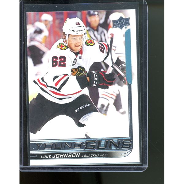 2018-19 Upper Deck #245 Luke Johnson YG RC