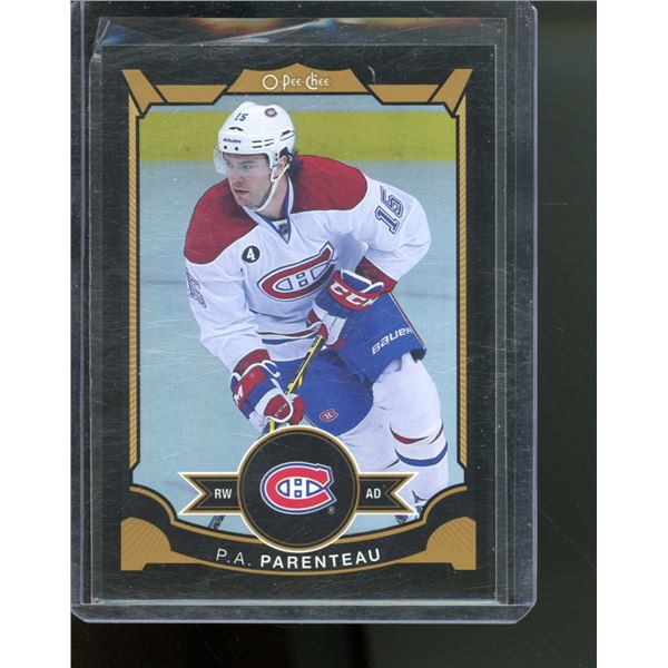 2015-16 O-Pee-Chee Rainbow Black #402 P.A. Parenteau 11/100