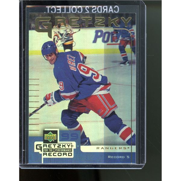 1999-00 McDonald's Upper Deck Gretzky Performance for the Record #5 Wayne Gretzky