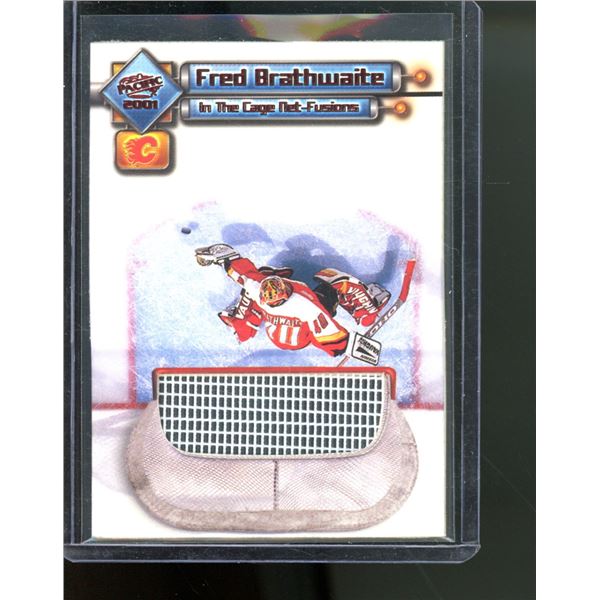 2000-01 Pacific In the Cage Net-Fusions #2 Fred Brathwaite