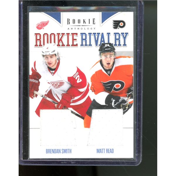 2011-12 Panini Rookie Anthology Rookie Rivalry Dual Jerseys #57 Brendan Smith/Matt Read