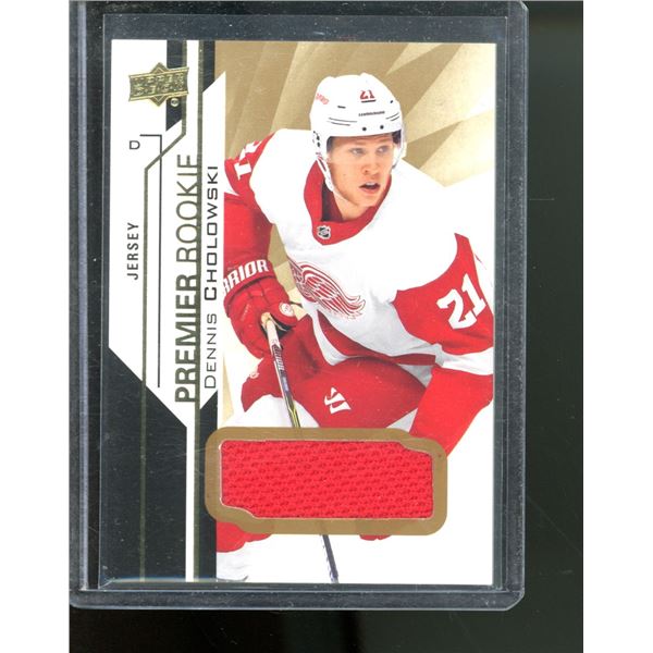 2018-19 Upper Deck Premier Jerseys #55 Dennis Cholowski