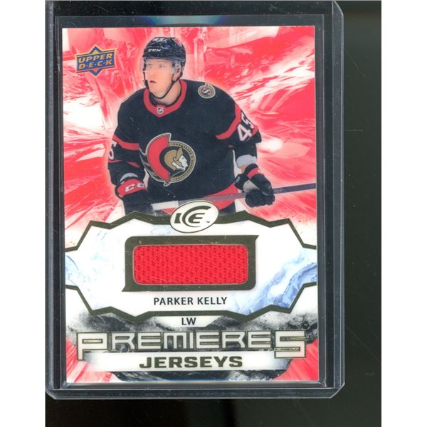 2021-22 Upper Deck Ice Ice Premieres Jerseys #IPAPK Parker Kelly