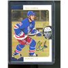 Image 1 : 2015-16 SP Authentic '95-96 SP Retro Gold Autographs #R53 Oscar Lindberg
