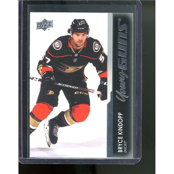 2021-22 Upper Deck #738 Bryce Kindopp YG RC
