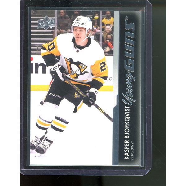 2021-22 Upper Deck #714 Kasper Bjorkqvist YG RC
