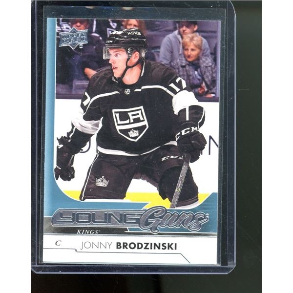 2017-18 Upper Deck #231 Jonny Brodzinski YG RC