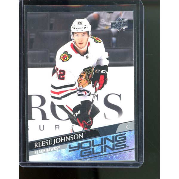 2020-21 Upper Deck #725 Reese Johnson YG RC