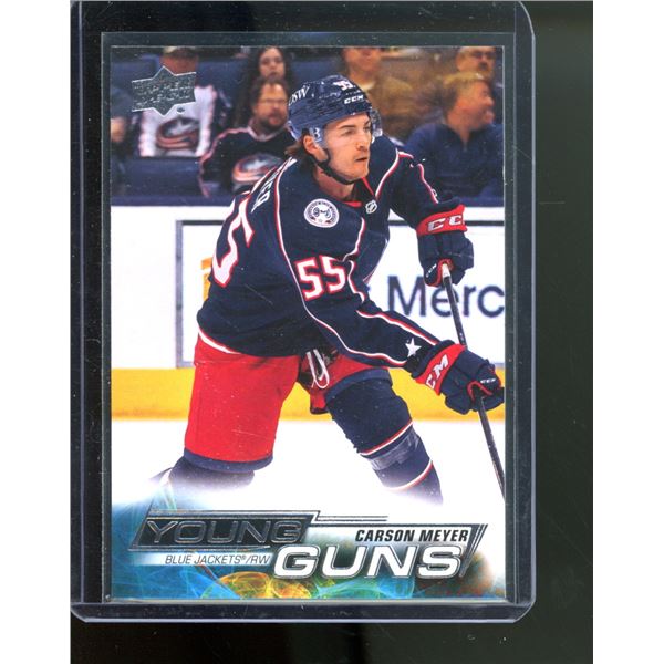 2022-23 Upper Deck #231 Carson Meyer YG RC