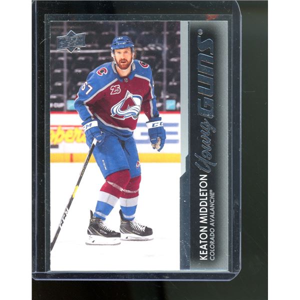 2021-22 Upper Deck #211 Keaton Middleton YG RC