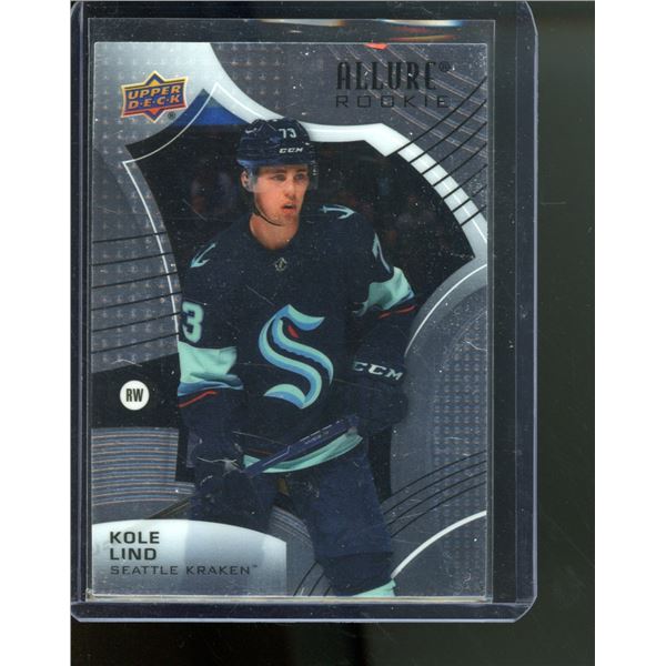 2021-22 Upper Deck Allure #120 Kole Lind RC