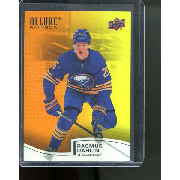 2021-22 Upper Deck Allure Rainbow Orange Yellow #R52 Rasmus Dahlin