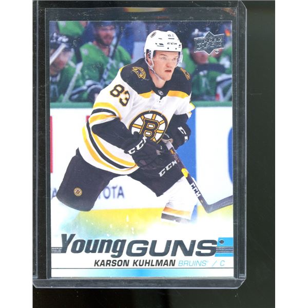 2019-20 Upper Deck #248 Karson Kuhlman YG RC