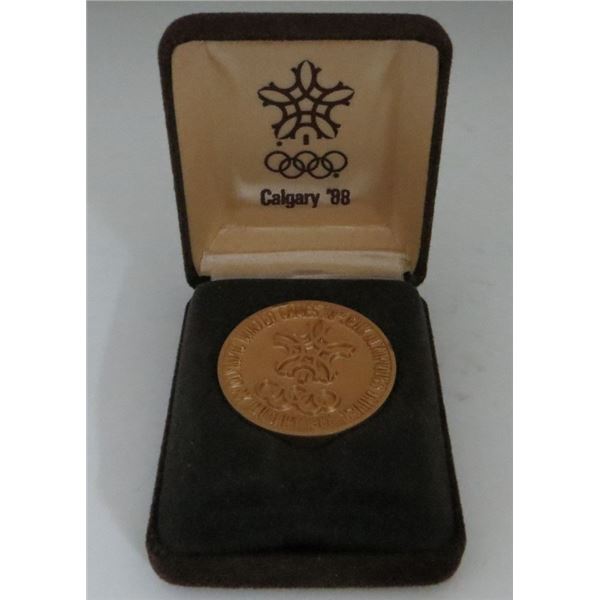 Rare 1988 Calgary Olympics Participation Medal