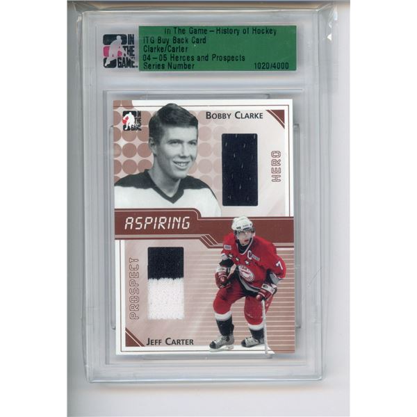 ITG Buyback 2004-05 ITG Heroes and Prospects Aspiring #11 Bobby Clarke/Jeff Carter