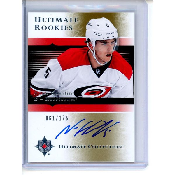 2015-16 Ultimate Collection '05-06 Ultimate Rookies #05NH Noah Hanifin AU 61/175