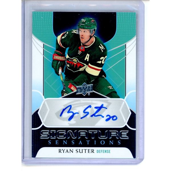 2020-21 Upper Deck Signature Sensations #SSRS Ryan Suter