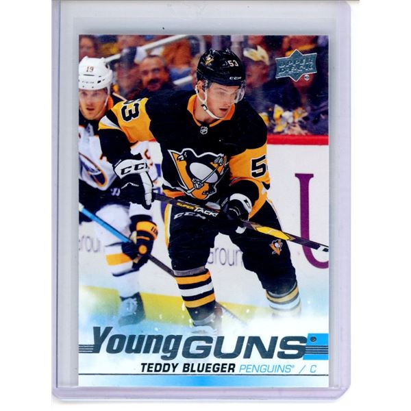 2019-20 Upper Deck #231 Teddy Blueger YG RC