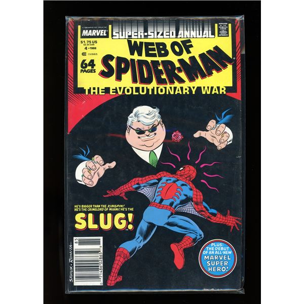 Marvel Web Of Spider-Man #4 Super Sized Annual 1988