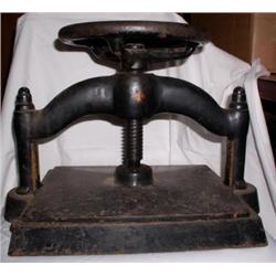 TINATURE PRESS LATE 19TH CENTURY
