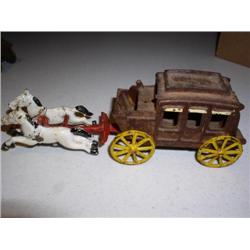 CAST IRON STAGE COACH 4"T 11"L