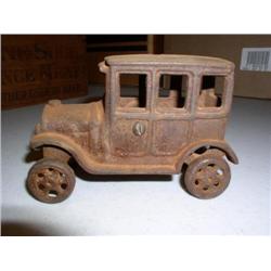CAST IRON CAR (SOME RUST)