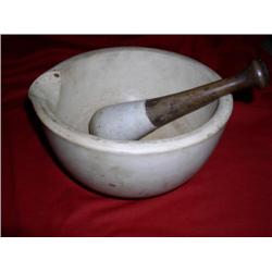 MORTAR & PESTLE 11"W 6"T