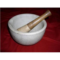 MORTAR & PESTLE 10"W 5 1/2"T