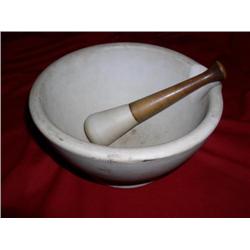 MORTAR & PESTLE 10"W 6"T