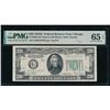 1934D $20 Chicago FRN PMG 65EPQ