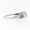 Image 6 : Antique Art Deco 18k Gold 1.03 ctw GIA European Diamond Filigree Engagement Ring