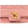 Image 5 : Chanel Pink Quilted lambskin Diana Flap Bag