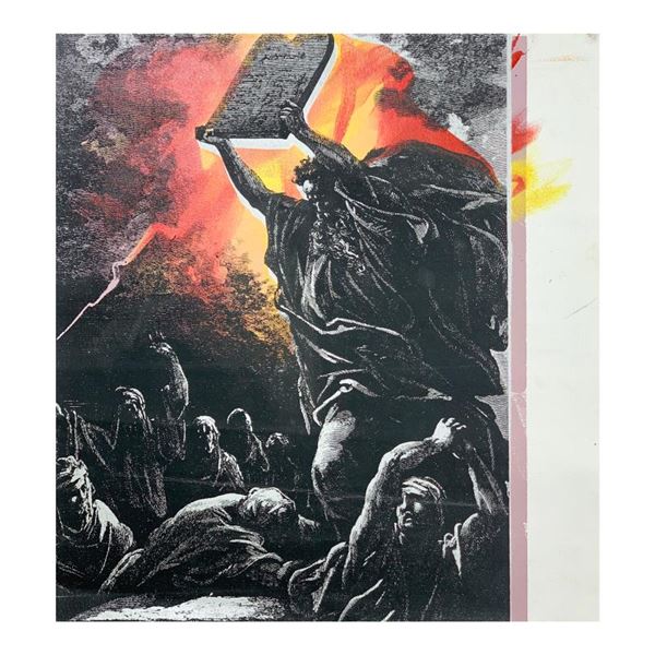 Moses and the Ten Commandments by Steve Kaufman (1960-2010)