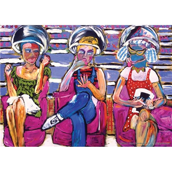 Susan Manders ORIGINAL "Puttin' On The Dawg"