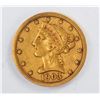 Image 1 : 1903-S  $5 Liberty Head Half Eagle Gold Coin VF