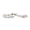 Image 3 : 18KT White Gold Fashion Cuban Link