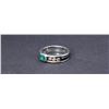 Image 2 : 18K White Gold & Emerald Ring by Carlo Rici