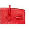 Image 7 : Hermes Rouge Grenat Togo Leather Birkin 30 Satchel Bag