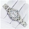 Image 4 : Rolex Ladies Quickset White Roman Diamond & Sapphire Datejust Wristwatch