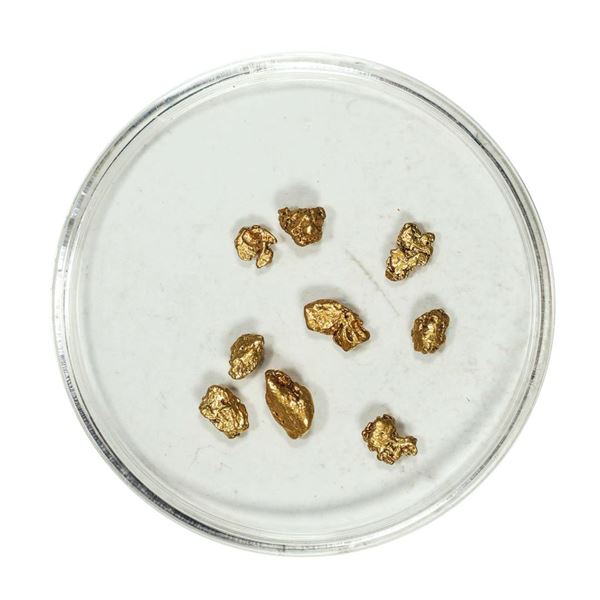 Gold Nuggets 1.77 Grams Total Weight