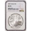 Image 1 : 2007 $1 American Silver Eagle Coin NGC MS70