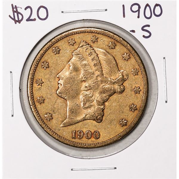 1900-S $20 Liberty Head Double Eagle Gold Coin